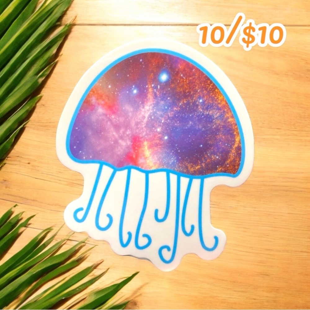 Galaxy Jellyfish Sticker – 2 1/2”